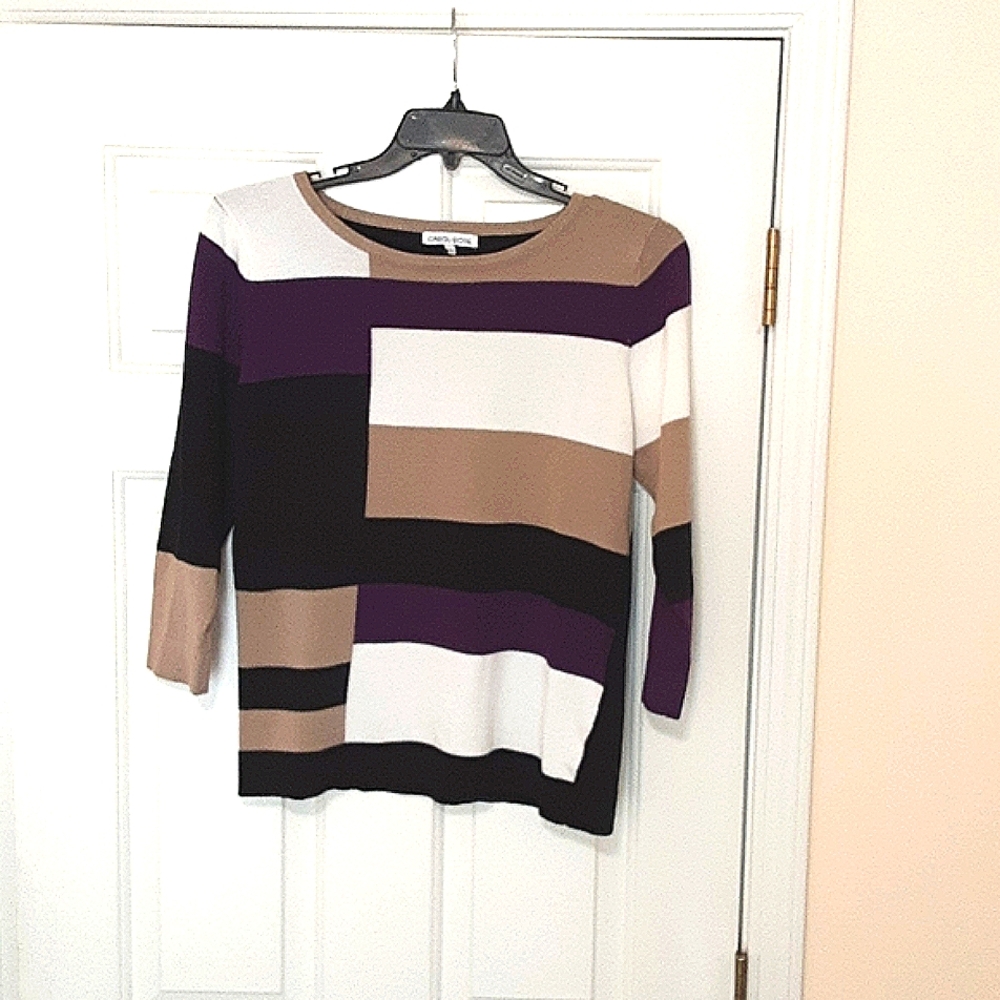 CAROL ROSE Multi Colored Top Size:  XLG